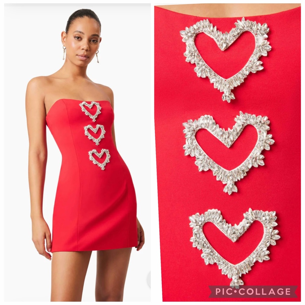 ❤️ NWT ELLIATT   RED Cherie Mini Dress size small
